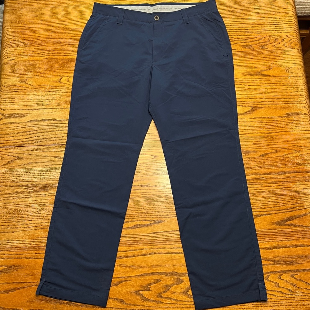 Under Armour Men's Match Play Golf Dark Blue Chinos